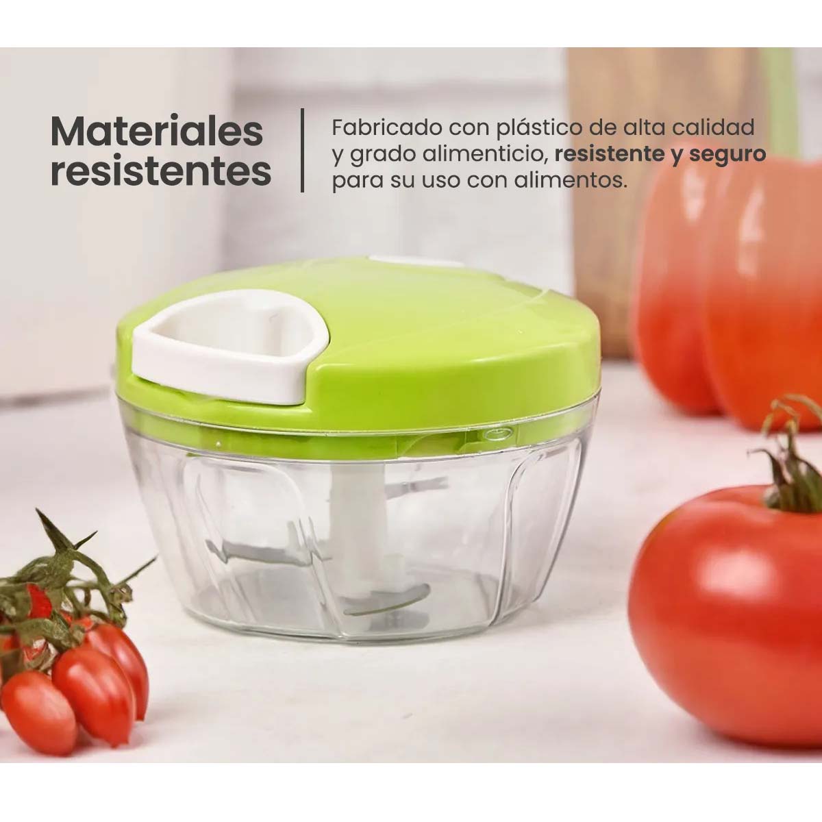 Picadora Manual Multiusos Con Cordon